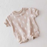 Cream Lightning | Sweatshirt Romper Milk & Baby