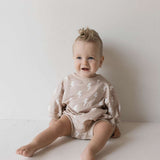 Cream Lightning | Sweatshirt Romper Milk & Baby