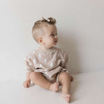 Cream Lightning | Sweatshirt Romper Milk & Baby