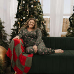 Candy Cane Lane | Women's Bamboo Pajamas Milk & Baby