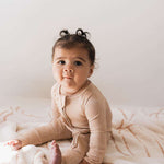 Pumpkin Pie | Bamboo Zip Pajamas Milk & Baby