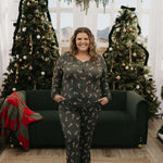 Candy Cane Lane | Women's Bamboo Pajamas Milk & Baby