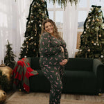 Candy Cane Lane | Women's Bamboo Pajamas Milk & Baby