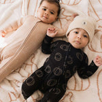 Midnight Pumpkin | Bamboo Zip Pajamas Milk & Baby