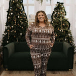 Forever Fair Isle | Women's Bamboo Pajamas Milk & Baby