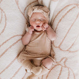 Pumpkin Pie | Bamboo Ruffle Romper Milk & Baby