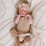 Pumpkin Pie | Bamboo Ruffle Romper Milk & Baby