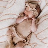 Pumpkin Pie | Bamboo Ruffle Romper Milk & Baby