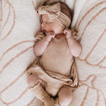 Pumpkin Pie | Bamboo Ruffle Romper Milk & Baby