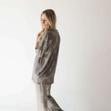 Sage Yin Yang | Short Sleeve Women's Bamboo Pajamas | Milk & Baby 