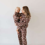 Midnight Meadow | Women's Knit Pant Set Milk & Baby