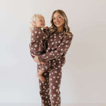 Midnight Meadow | Women's Knit Pant Set Milk & Baby