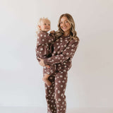 Midnight Meadow | Knit Pant Set Milk & Baby