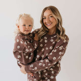 Midnight Meadow | Women's Knit Pant Set Milk & Baby