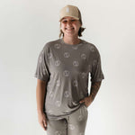 Sage Yin Yang | Short Sleeve Women's Bamboo Pajamas | Milk & Baby 