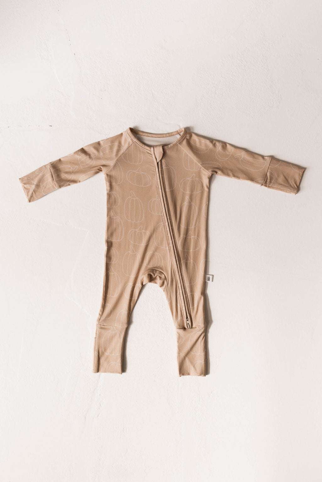 Pumpkin Pie | Bamboo Zip Pajamas Milk & Baby