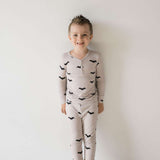 It's Bats! | Bamboo Two Piece Pajamas Milk & Baby