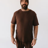 Men's Bamboo Short Sleeve Pajamas | Coffee Bean