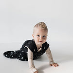 Midnight Lightning Bolt | Bamboo Sleep Sack | Milk & Baby