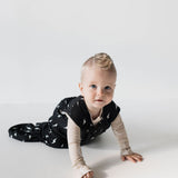 Midnight Lightning Bolt | Bamboo Sleep Sack | Milk & Baby