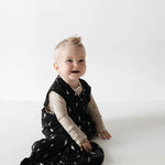 Midnight Lightning Bolt | Bamboo Sleep Sack | Milk & Baby