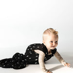 Midnight Lightning Bolt | Bamboo Sleep Sack | Milk & Baby