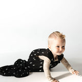 Midnight Lightning Bolt | Bamboo Sleep Sack | Milk & Baby