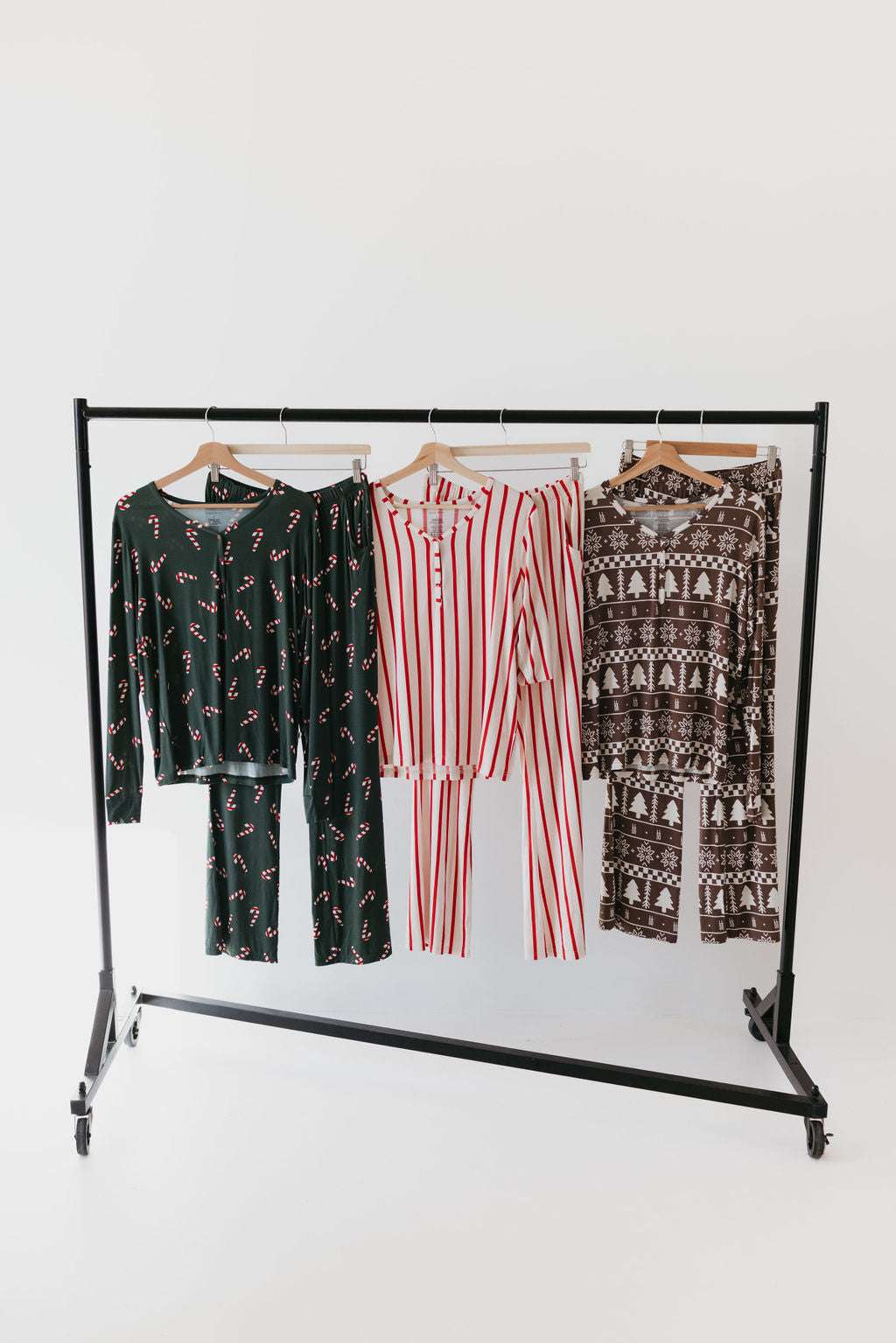 Candy Cane Lane | Women's Bamboo Pajamas Milk & Baby