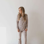 Smokey Wave | Women's Bamboo Pajamas Milk & Baby