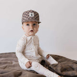 Just Smile | Bamboo Zip Pajamas Milk & Baby