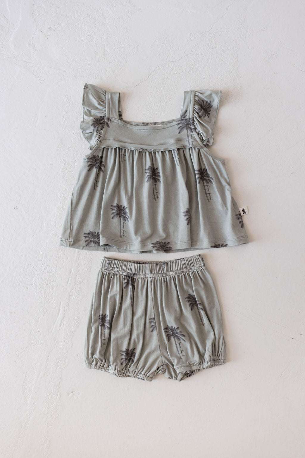 Girls Bamboo Bloomer Set | Summer Dreamin' Milk & Baby