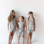 Girls Bamboo Bloomer Set | Summer Dreamin' Milk & Baby