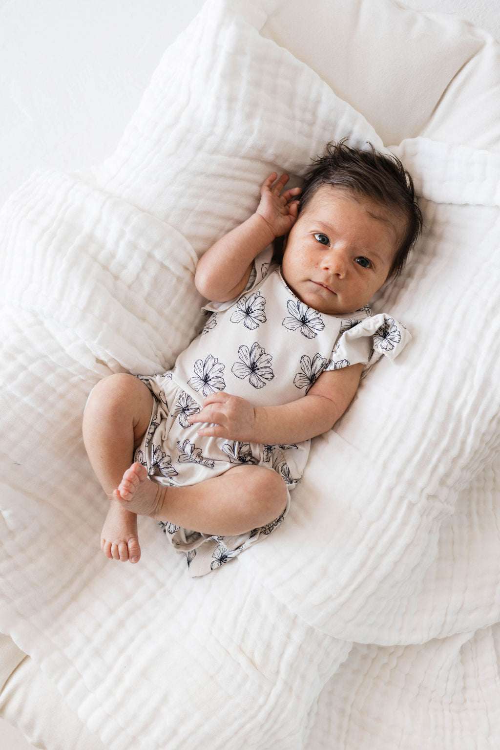 Desert Bloom | Bamboo Romper Milk & Baby