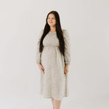 Adult Dress | French Gray Floral