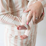 Candy Stripe | Women's Bamboo Pajamas Milk & Baby