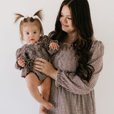 Chocolate Chai | Women's Long Sleeve Dress | Milk & Baby