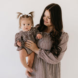 Chocolate Chai | Women's Long Sleeve Dress | Milk & Baby