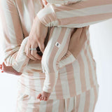 Candy Stripe | Women's Bamboo Pajamas Milk & Baby