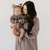 Chocolate Chai | Women's Long Sleeve Dress | Milk & Baby