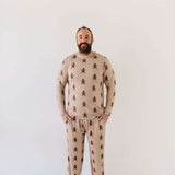 Gingerbread | Men's Bamboo Pajamas Milk & Baby