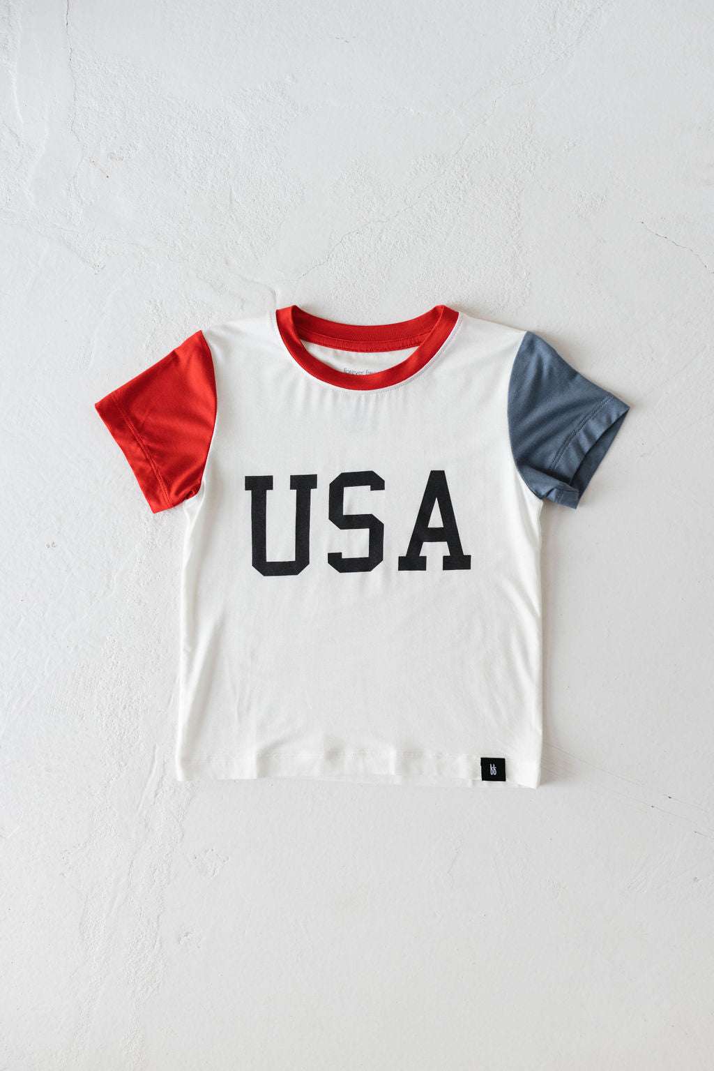 USA, Land That I Love | Children's Bamboo T-Shirt Milk & Baby
