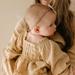 Golden Hour | Ruffle Romper Milk & Baby