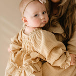 Golden Hour | Ruffle Romper Milk & Baby