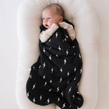 Midnight Lightning Bolt | Bamboo Sleep Sack | Milk & Baby