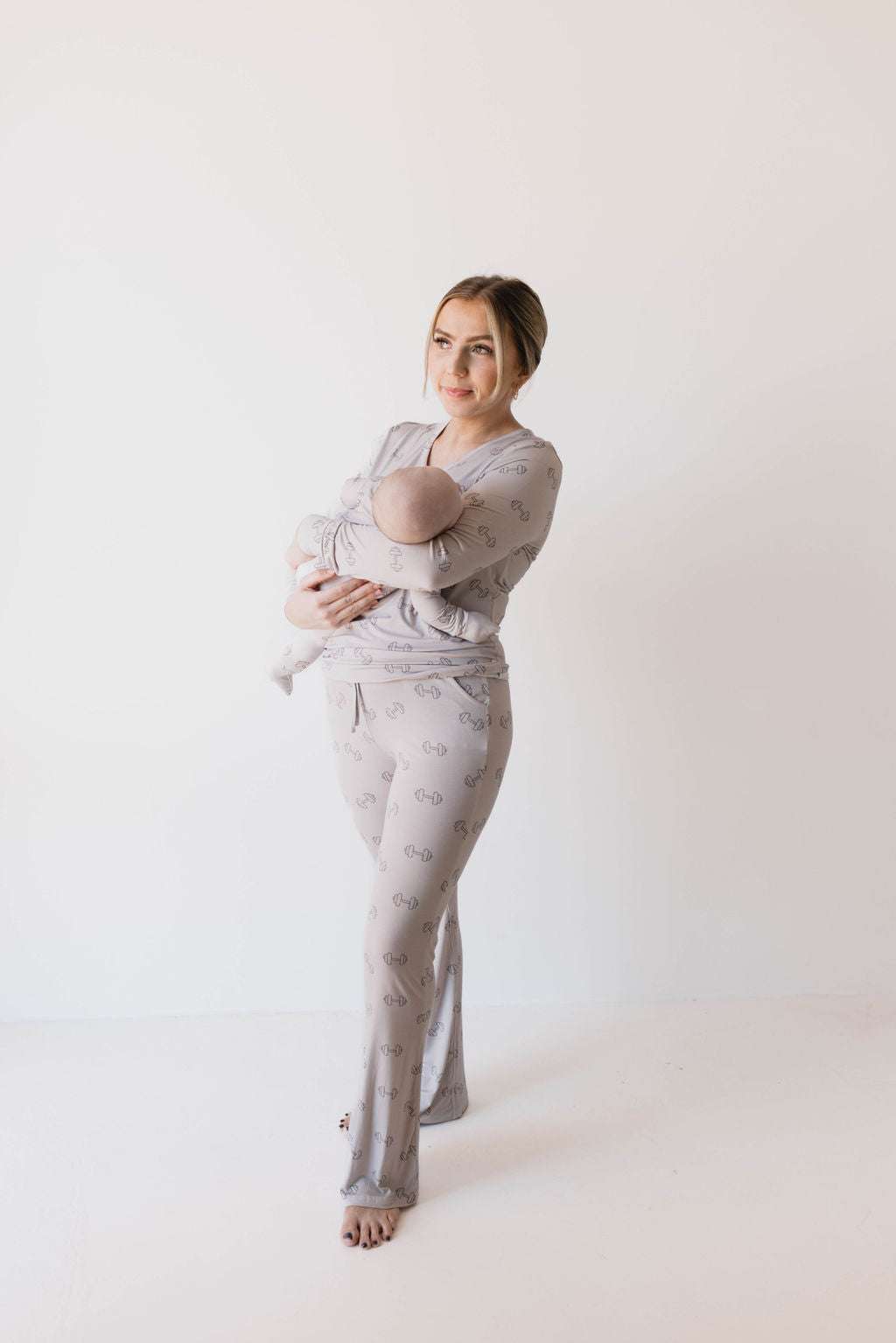 Arm Day | Women's Bamboo Pajamas Milk & Baby