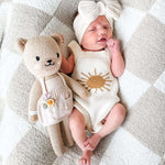 Luna + Luca Mr. Sun Baby Romper Milk & Baby