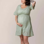 Dahlia Eyelet Maternity & Nursing Dress | Milk & Baby