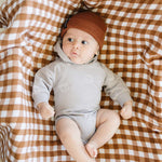 Brown Mebie Baby Beanie Milk & Baby