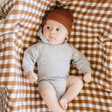 Brown Mebie Baby Beanie Milk & Baby