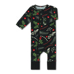 Holiday Nights Romper Milk & Baby